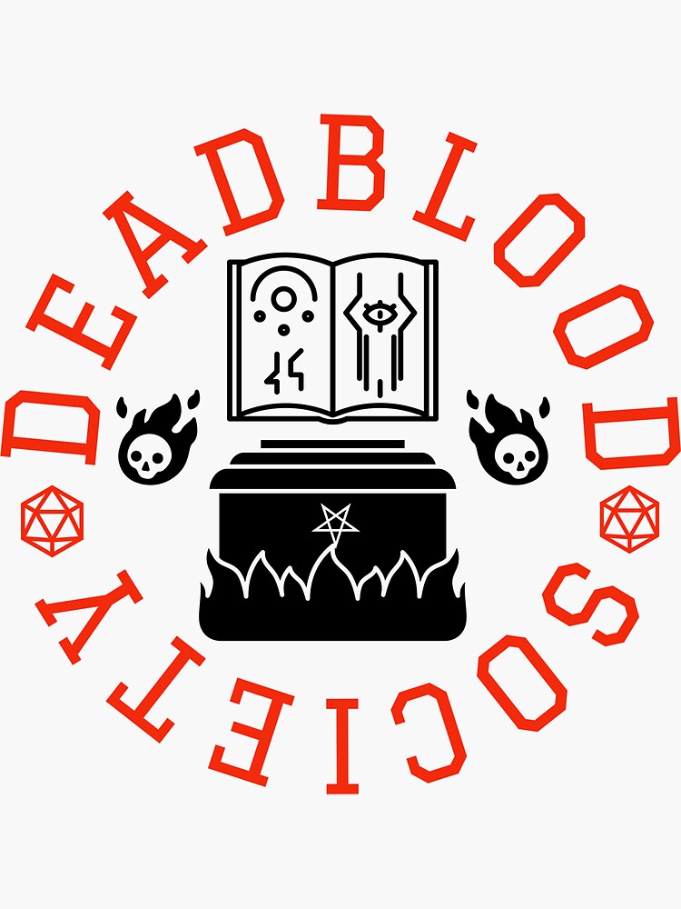 Thumbnail 3 of 3, Sticker, Deadblood designed and sold by kingsbane.