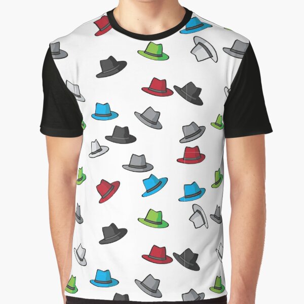 Colored Fedora's Graphic T-Shirt