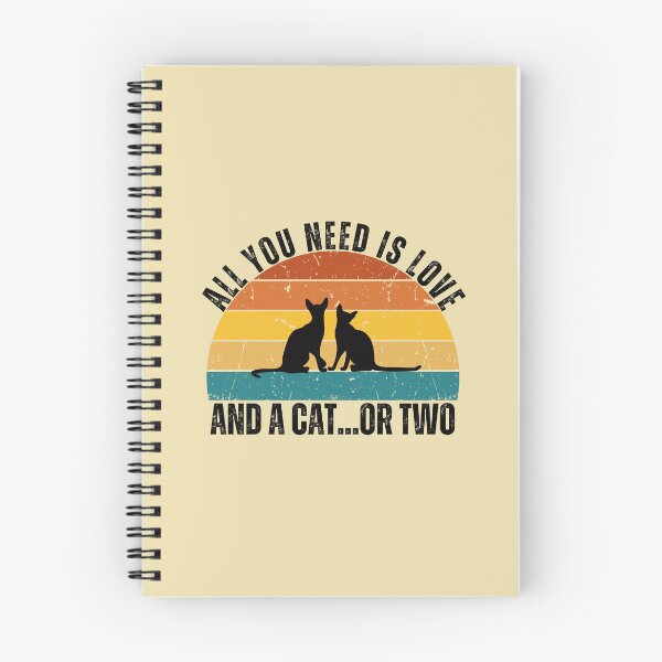 Artikelvorschau, Alles, was Sie brauchen, ist Liebe und eine Katze ... oder zwei entworfen und verkauft von GoseStudio.