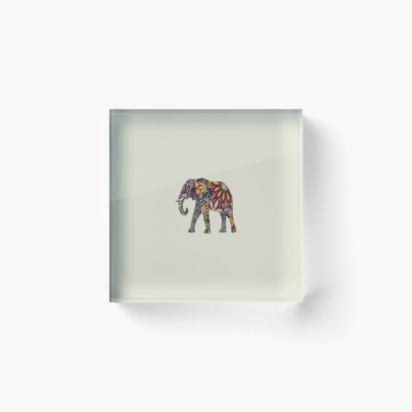 Item preview, colourful elephant art designed and sold by Asmapadilla89.