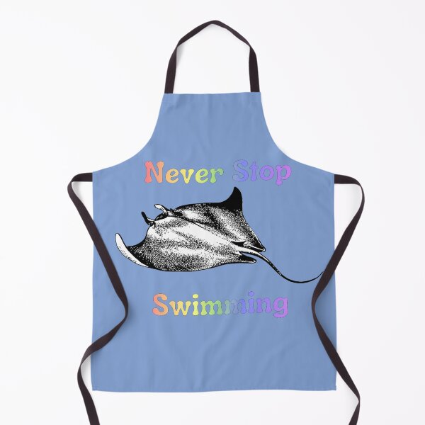 Item preview, Never Stop Swimming Manta Rainbow designed and sold by funeralbones.