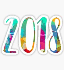 Happy 2018! Sticker