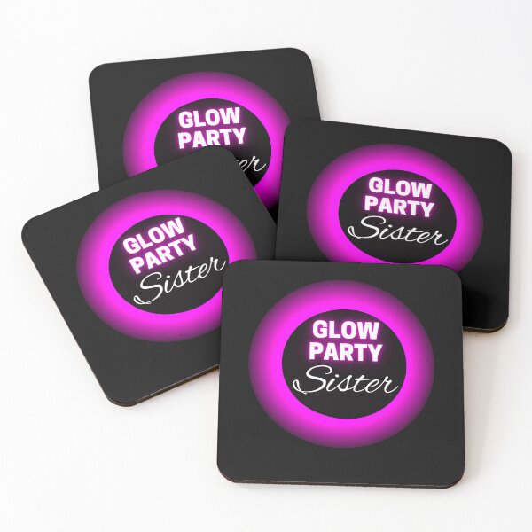 Item preview, Glow Party Sister T-shirt designed and sold by artetotal.