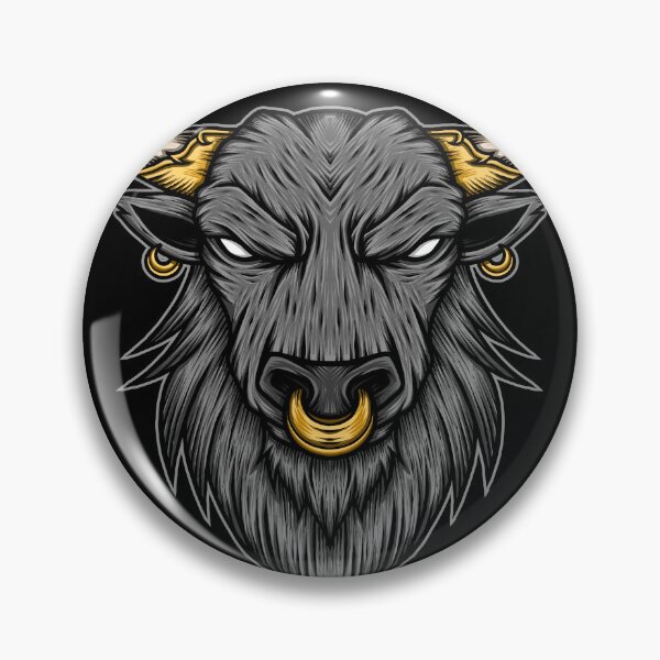 Item preview, King Bull Illustration designed and sold by WODEXZ.