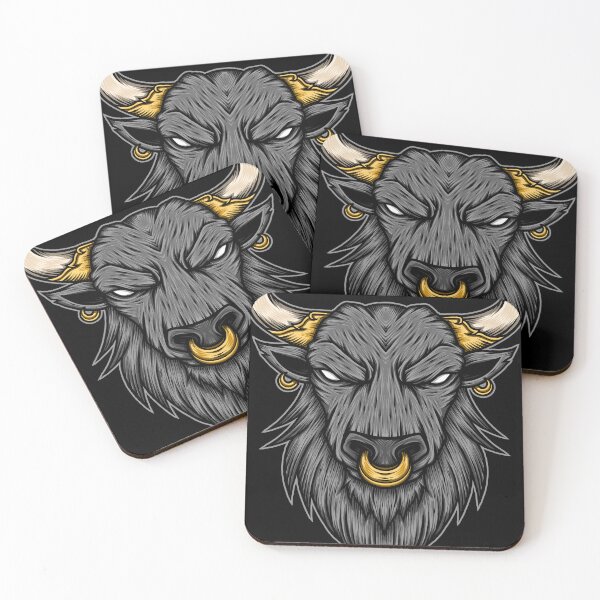 Item preview, King Bull Illustration designed and sold by WODEXZ.