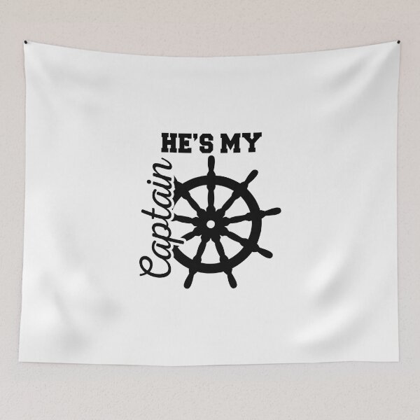 Item preview, HE'S MY CAPTAIN designed and sold by tatajef14.