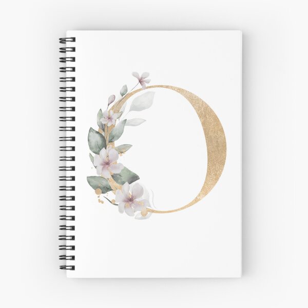 Item preview, Golden Color Floral Monogram Letter O designed and sold by silviaol.
