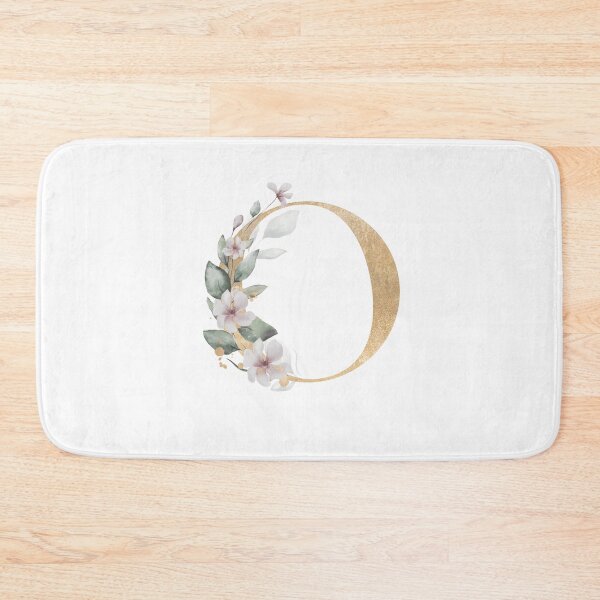 Item preview, Golden Color Floral Monogram Letter O designed and sold by silviaol.