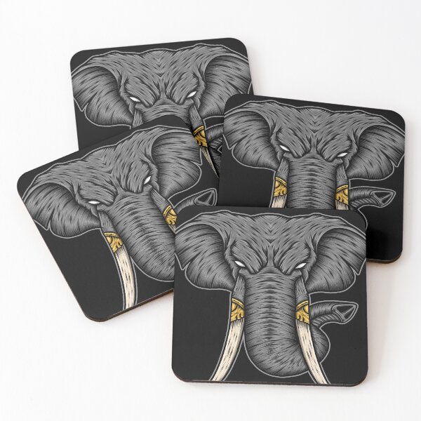 Item preview, Elephant Head Vector designed and sold by WODEXZ.