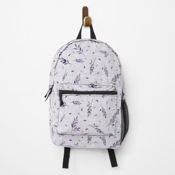 Item preview, Lavender Flowers and Petals Pattern Guache Paint with Textured Background designed and sold by Blue Daisy Studio.