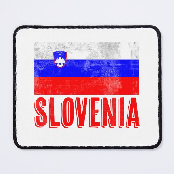 Item preview, Flag of Slovenia "Grunge" look. designed and sold by KTSubz Faith & Fun Designs.