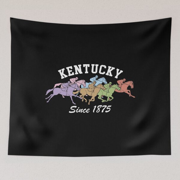 Artikelvorschau, Derby Retro Kentucky seit 1875 T-Shirt Lustiges Pferderennen Vintage entworfen und verkauft von PrintOfi.