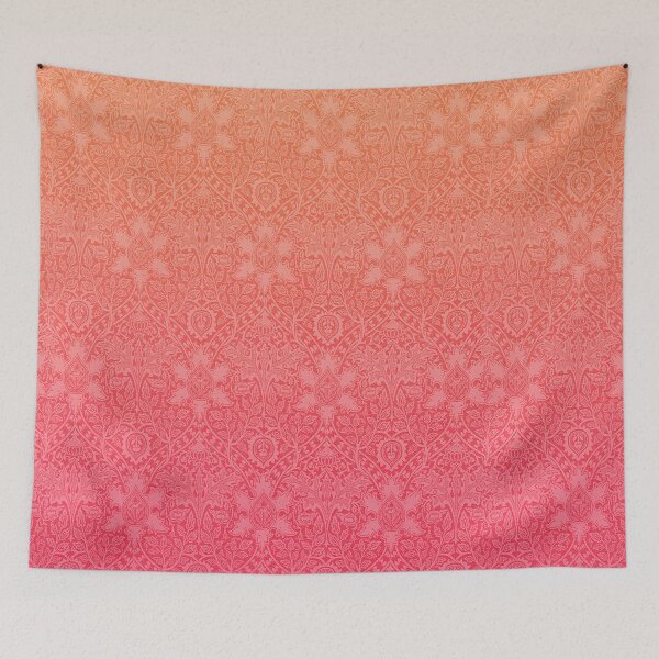 Item preview, Pink Orange Ombre Vintage Style Floral designed and sold by bizbostudio.