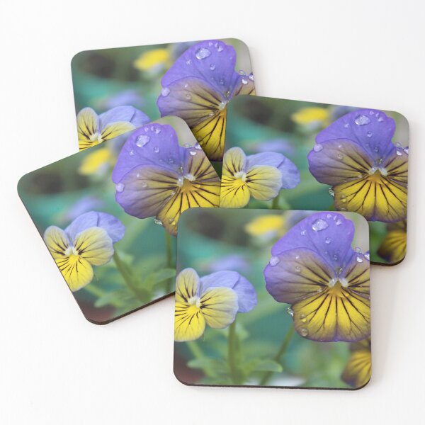 Item preview, Pansies after Watering designed and sold by Martha Sherman.