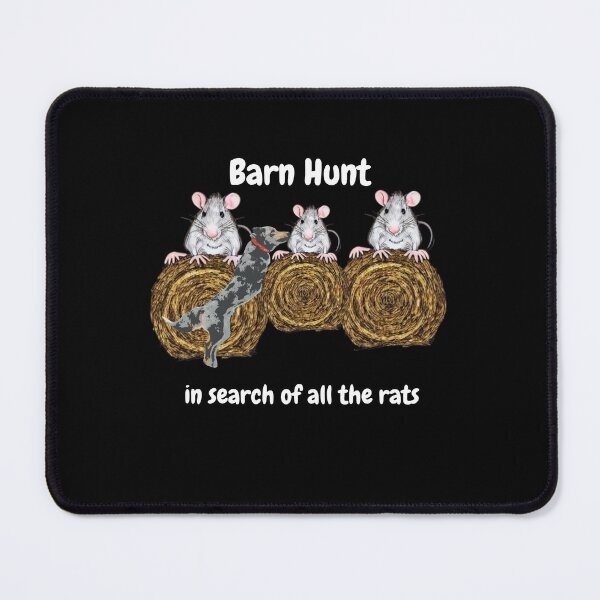 Item preview, Funny Barn Hunt - in search of all the rats with an Australian blue merle Koolie Dog designed and sold by Just4doglovers.