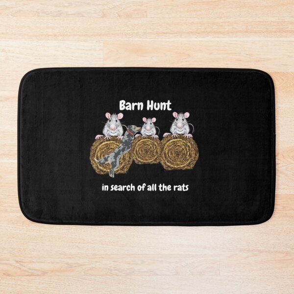 Item preview,  Funny Barn Hunt - in search of all the rats with an Australian blue merle Koolie Dog designed and sold by Just4doglovers.