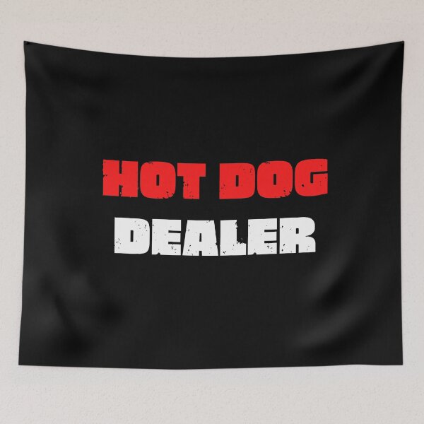 Item preview, Vintage Hot Dog Dealer Bold Typography designed and sold by garniturex.
