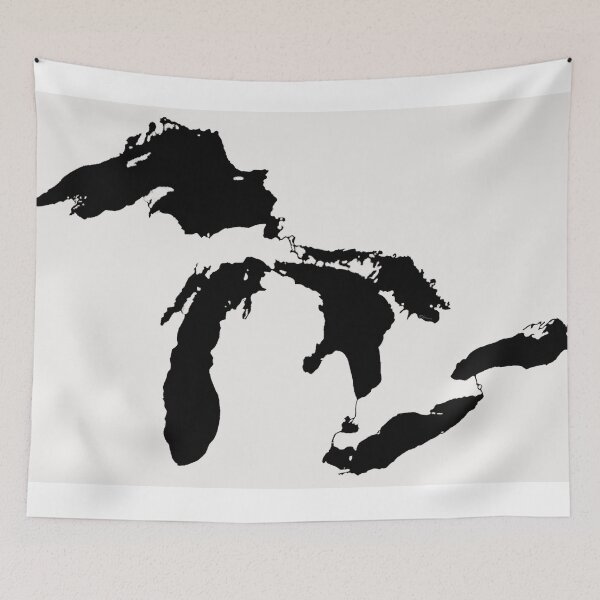 Item preview, Great Lakes Map (Ver. 1) designed and sold by TigerGrimm11.