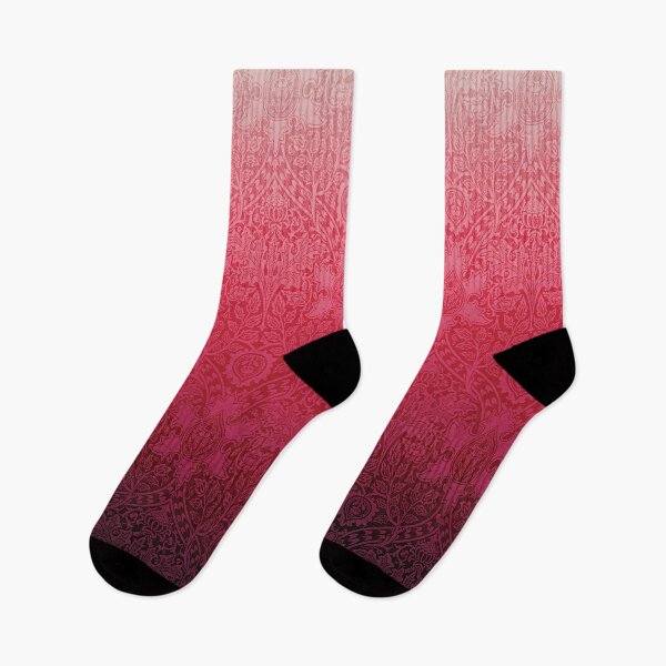 Item preview, Pink Red Ombre Vintage Style Floral designed and sold by bizbostudio.