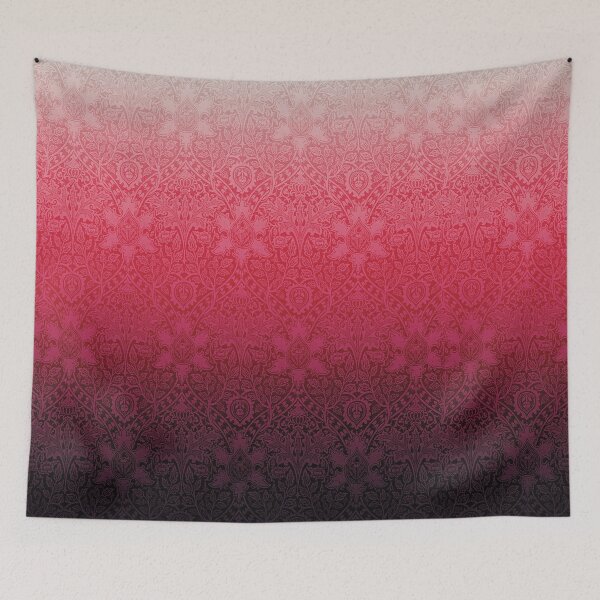 Item preview, Pink Red Ombre Vintage Style Floral designed and sold by bizbostudio.