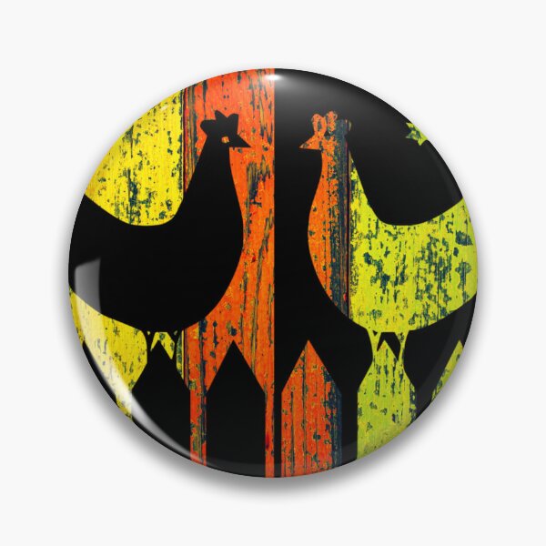 Item preview, Rustic Colorful Day/Night Chickens on barnwood designed and sold by Crobin1961.