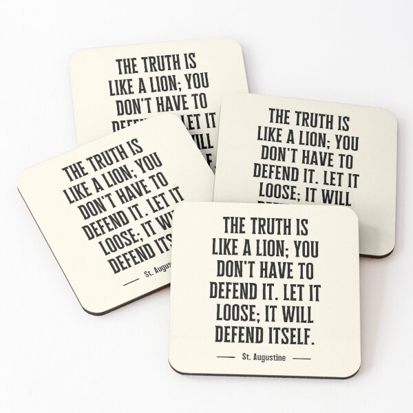 Item preview, The Truth Is Like A Lion | Famous Quotes designed and sold by QuotesAreFun.