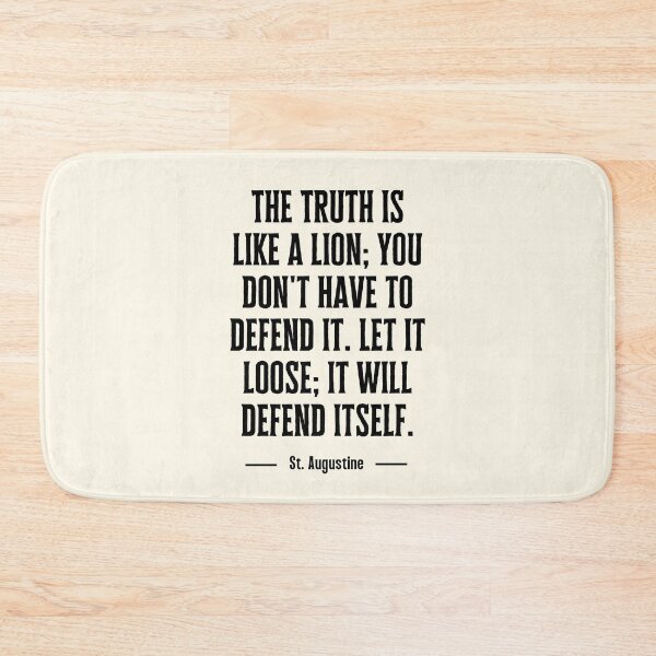 Item preview, The Truth Is Like A Lion | Famous Quotes designed and sold by QuotesAreFun.