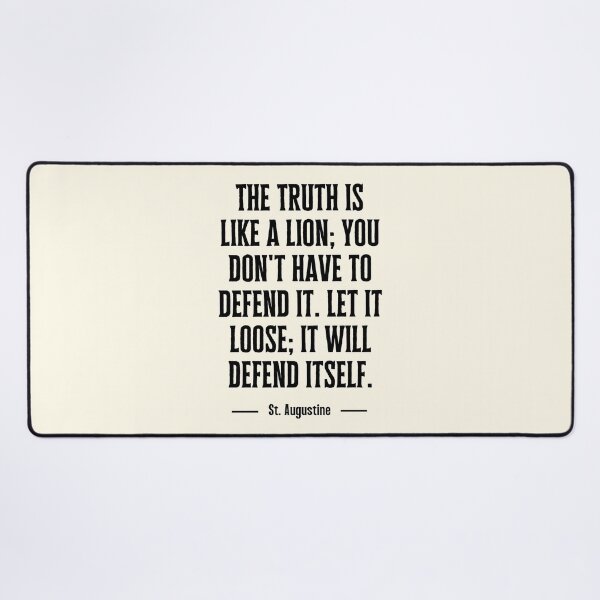 Item preview, The Truth Is Like A Lion | Famous Quotes designed and sold by QuotesAreFun.