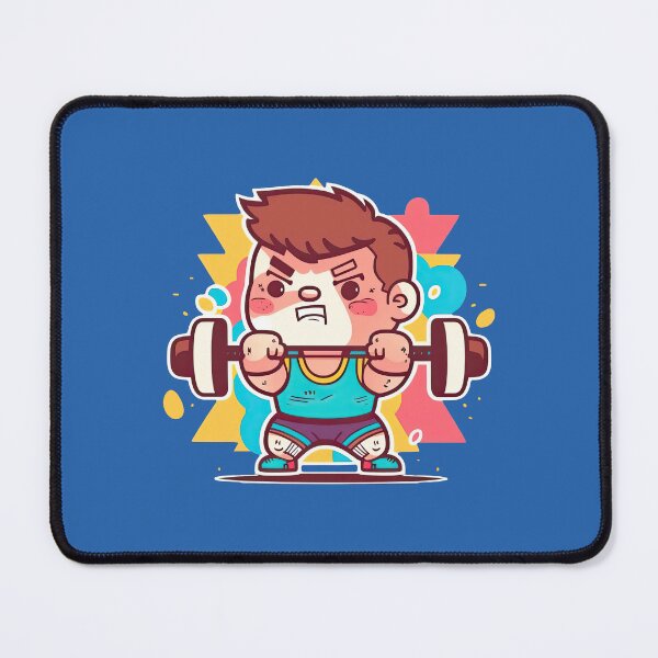 Item preview, Mighty Gym Dad Weightlifting Warrior designed and sold by ultra-cute.