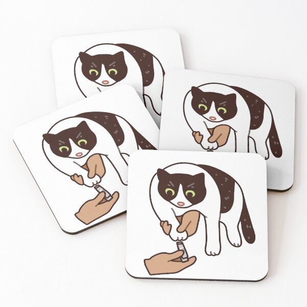 Item preview, marius the cat - nail cutting time! designed and sold by lavenderlumen.