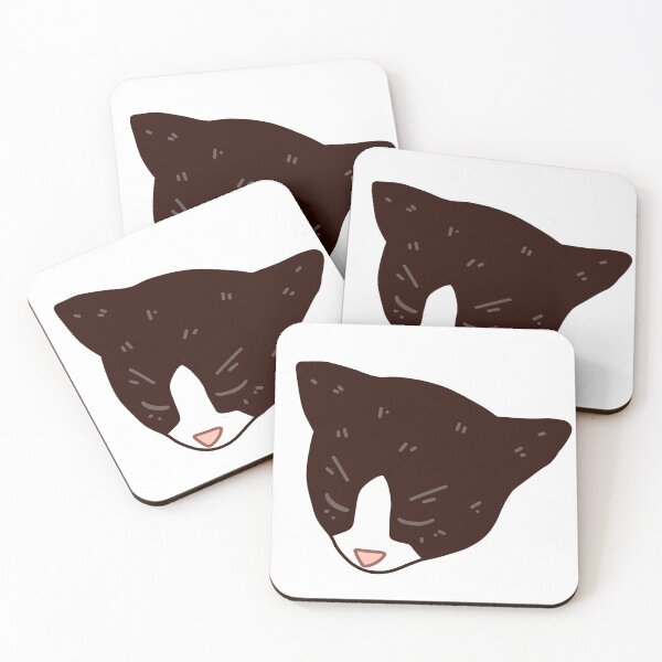Item preview, marius the cat - triangles for ears designed and sold by lavenderlumen.