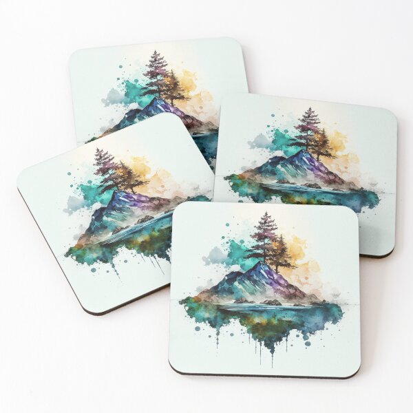 Item preview, Relaxing Watercolor #43 designed and sold by Avocado Design Studio.