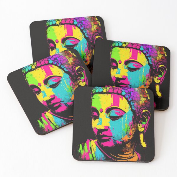 Item preview, Buddha as Street Art with Highlight Colors designed and sold by ThatsTheStyle.