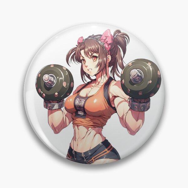 Item preview, Woman lifting dumbbells designed and sold by artwaves.