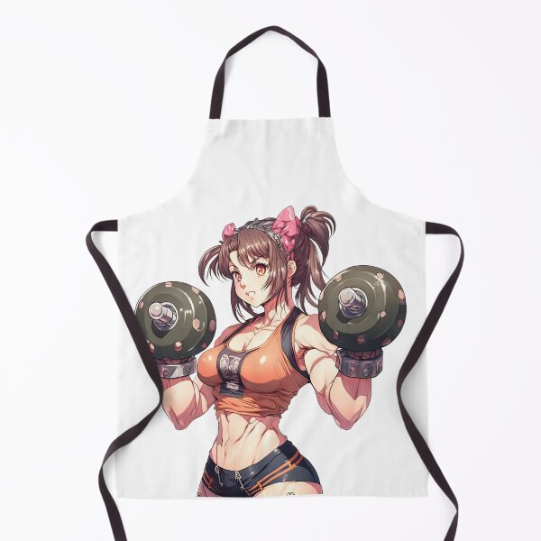 Item preview, Woman lifting dumbbells designed and sold by artwaves.
