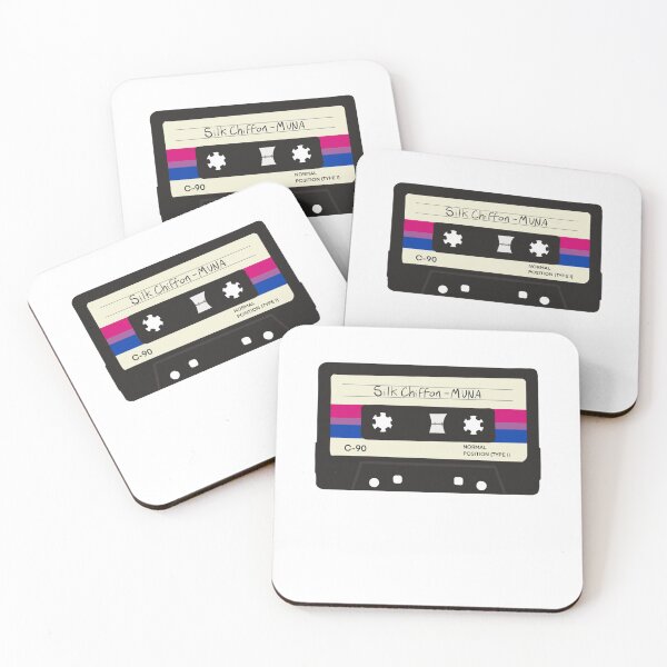 Item preview, Bi Pride Cassette  Silk Chiffon by MUNA ft Phoebe Bridgers149 designed and sold by Taki93h.