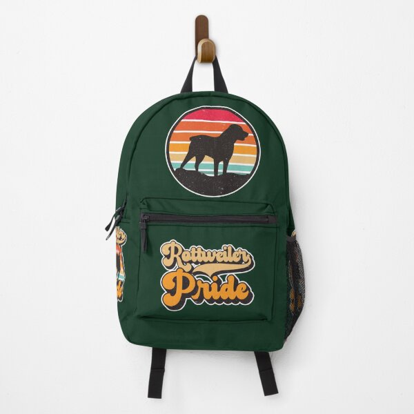 Item preview, Rottweiler Pride Retro Sunset Dog Silhouette Pet Design designed and sold by CRHPOD20.