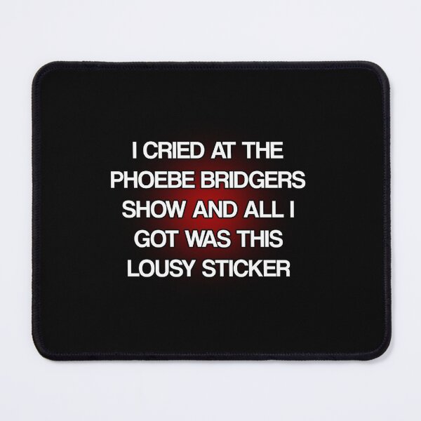 Item preview, cried at the show  phoebe bridgers37 designed and sold by Taki93h.