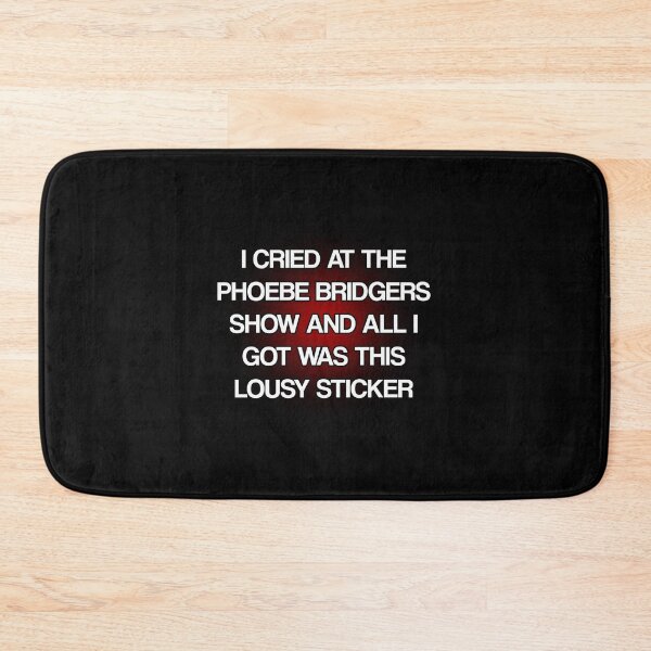 Item preview, cried at the show  phoebe bridgers37 designed and sold by Taki93h.