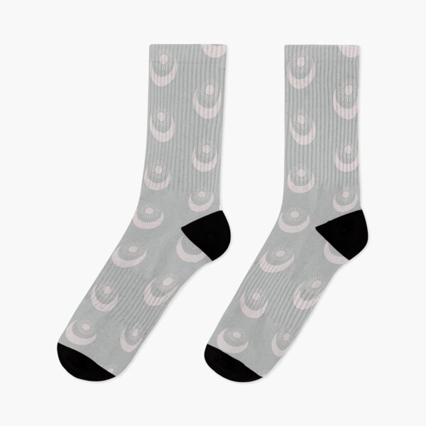 Artikelvorschau, Cosmic Sun And Moon Design Dreamy Aesthetic In Muted Colors Grayish Blue entworfen und verkauft von scorpiolane.