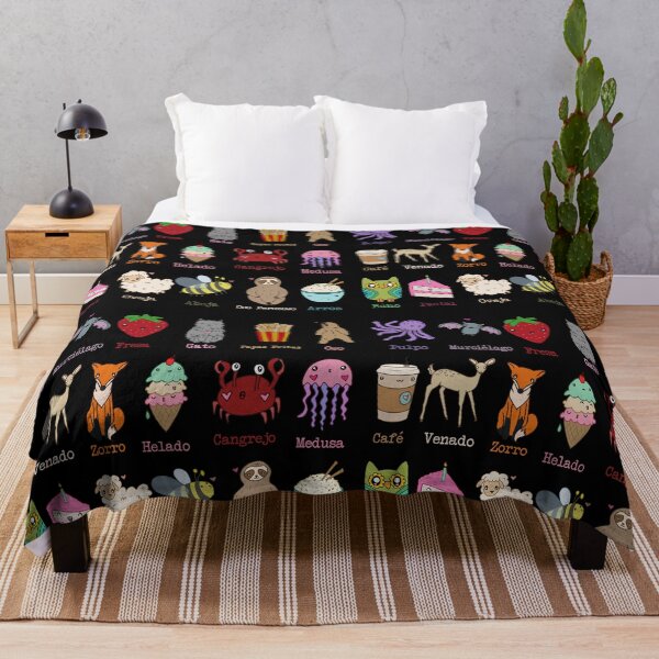 Item preview, Spanish Animals and Foods Español designed and sold by foxandbeans.