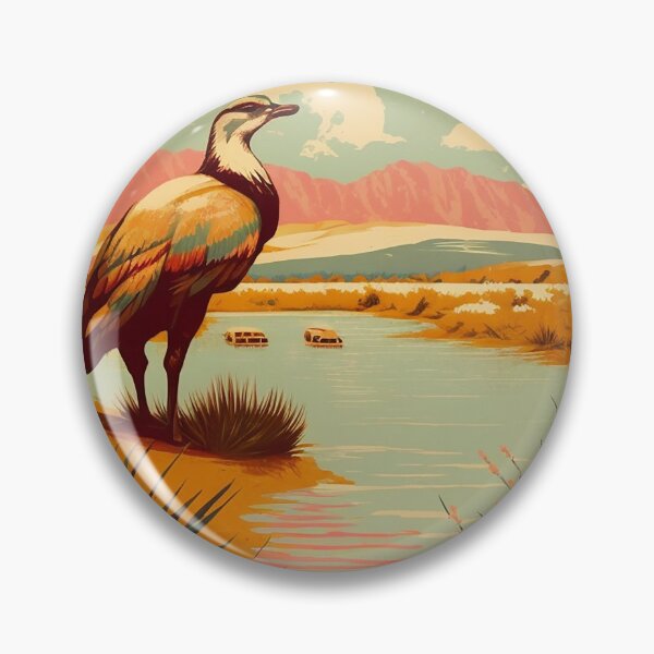 Artikelvorschau, Vintages Reise-Kunst-Plakat Australiens Billabong entworfen und verkauft von OldTravelArt.