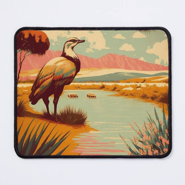 Item preview, Australia Billabong Vintage Travel Art Poster  designed and sold by OldTravelArt.
