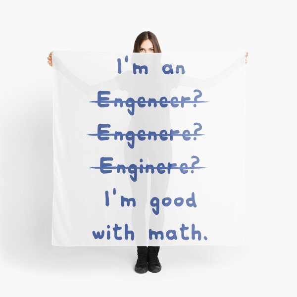 Item preview, I'm Good with Math (I'm an Engineer) Humorous Tee Shirt designed and sold by cursotti.