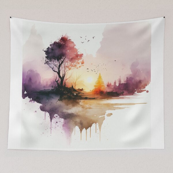 Item preview, Relaxing Watercolor #47 designed and sold by Avocado Design Studio.