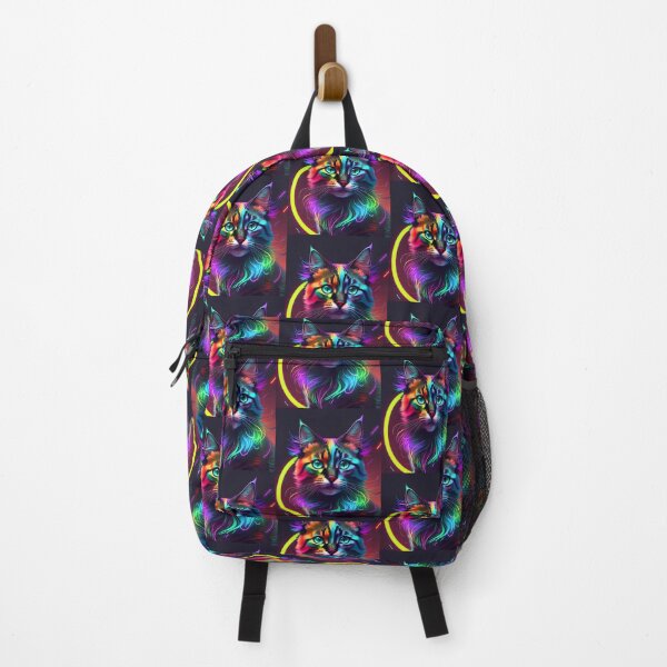 Item preview, Neon Cat - Modern Digital Art designed and sold by Ai-michiart.