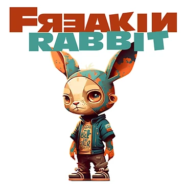 Artwork thumbnail, Freakin Rabbit by PressMetaverse