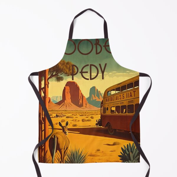 Item preview, Coober Pedy Australia Vintage Travel Art Poster designed and sold by OldTravelArt.