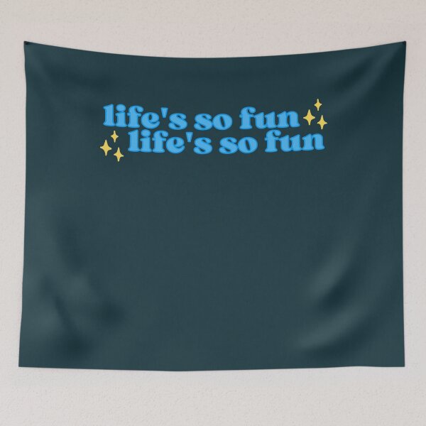 Item preview, lifes so fun lifes so fun  Silk Chiffon MUNA feat Phoebe Bridgers blue56 designed and sold by Taki93h.