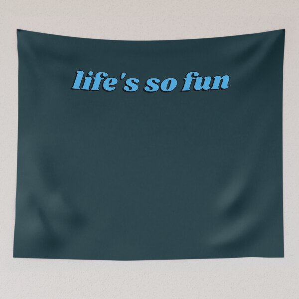 Item preview, lifes so fun Silk Chiffon MUNA feat Phoebe Bridgers blue13 designed and sold by Taki93h.